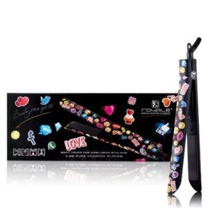 Royale Ceramic Hair Straightener – Emoji & Social Media Design